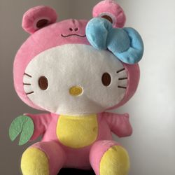 Hello Kitty Frog Plush