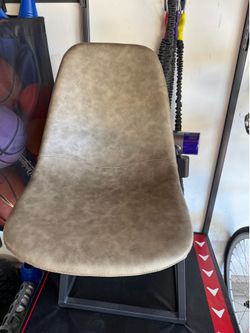 2 Brand new dining chairs grey leather