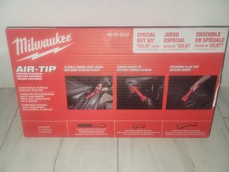 Milwaukee
AIR-TIP Claw Utility Nozzle, Rotating Corner Brush, Flexible Long Crevice Tool For Wet/Dry Vacuums Automotive Set (3-Pc)
