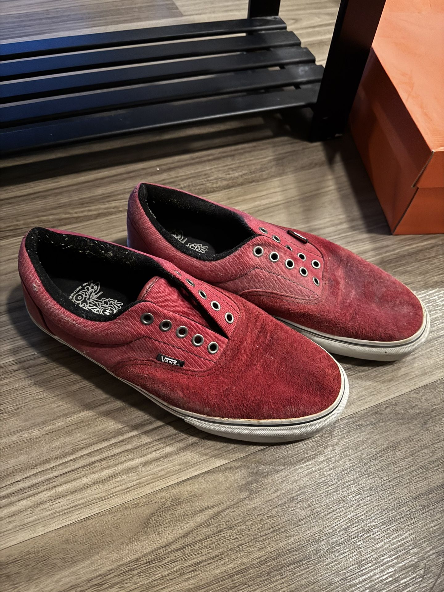 Classic Red Vans (No laces)