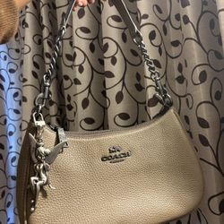 Brown Leather Coach HandBag