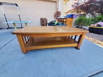Oak wood Coffee table