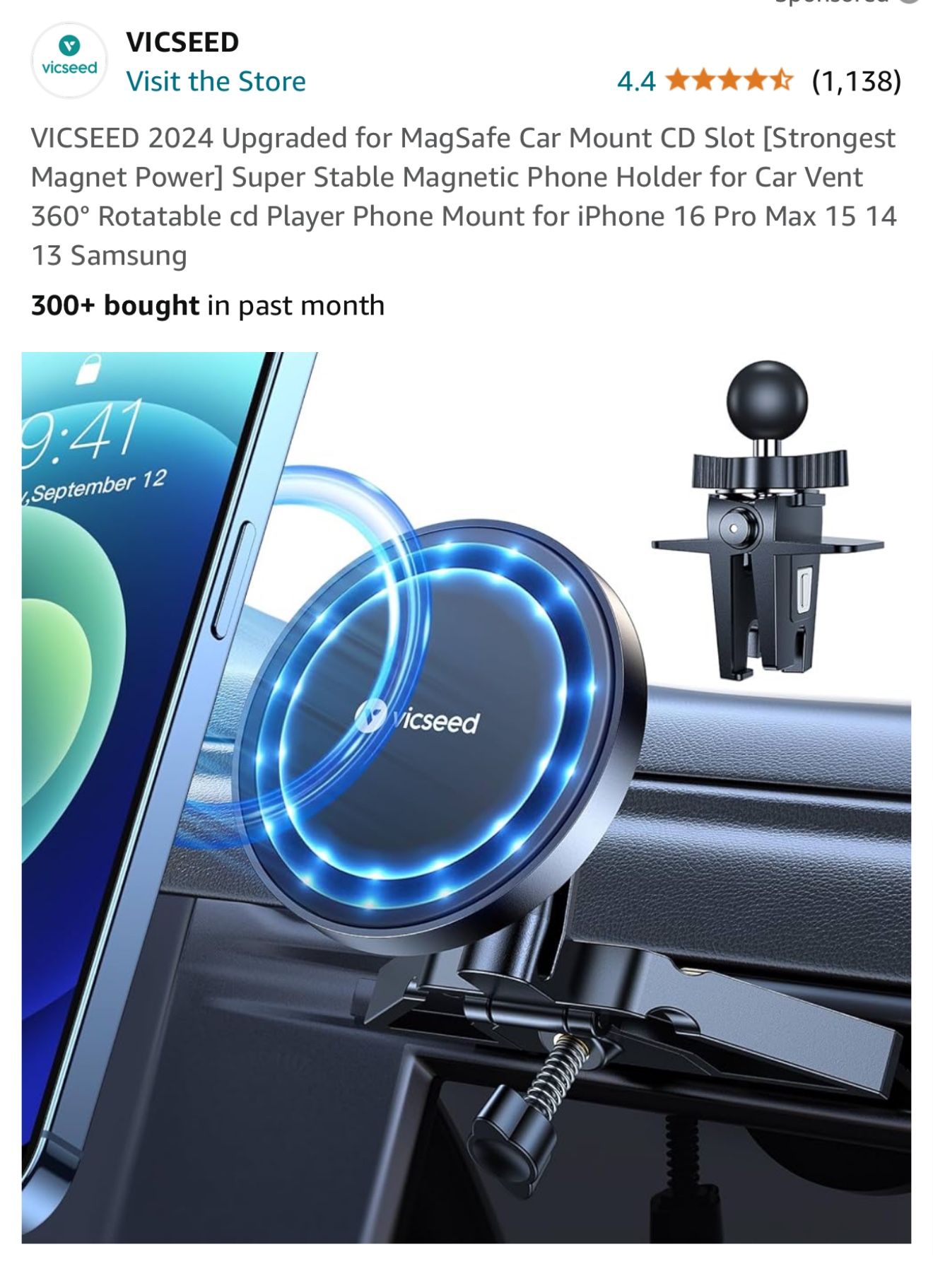Magnetic Car Phone Holder