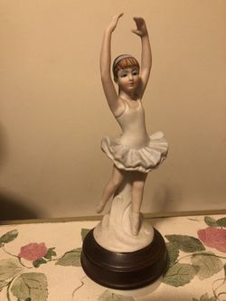 Porcelain Ballerina Music Box