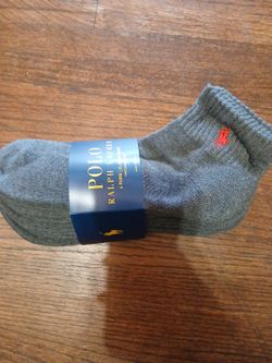 Mens Polo Ralph Lauren ankle socks (gray)