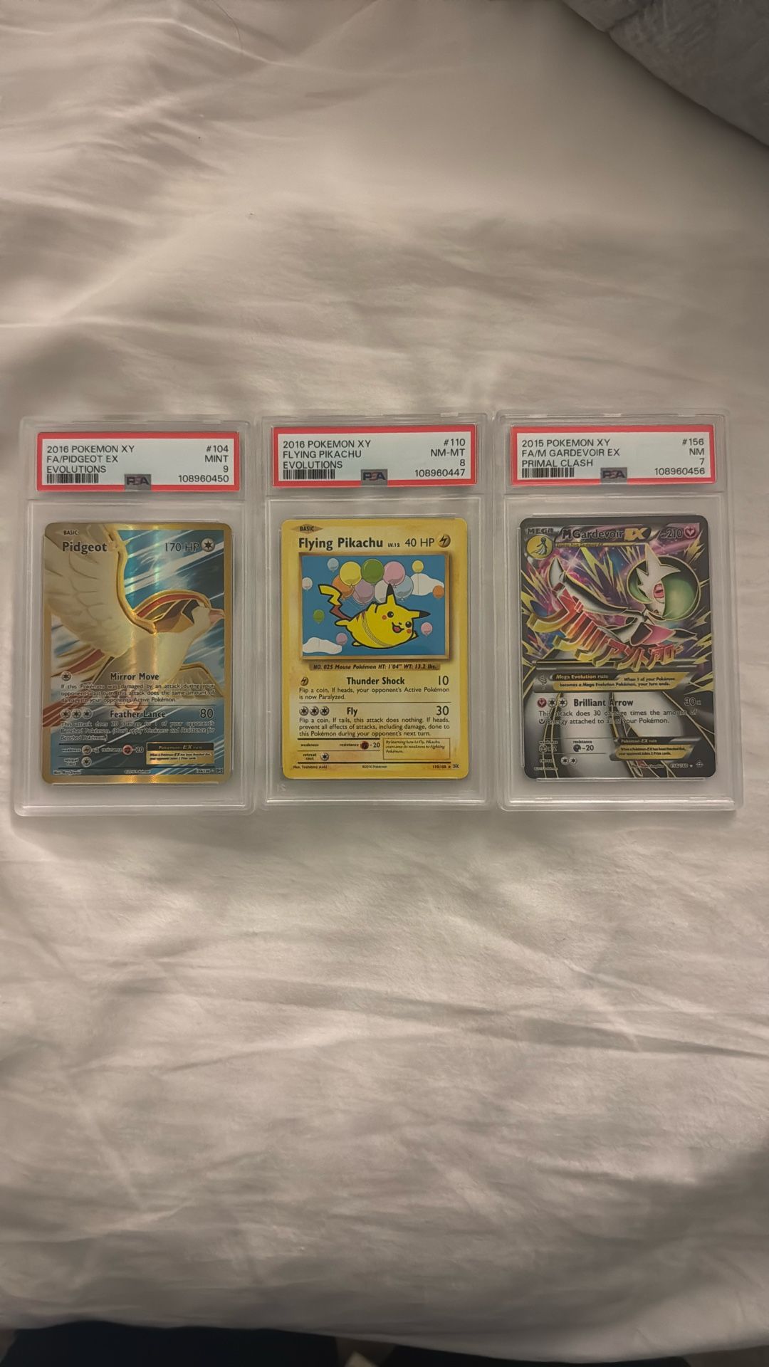 PSA Pokémon Card Lot – Evolutions & Primal Clash (3 Slabs)