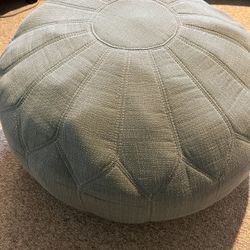 Upholstered Pouf Ottoman