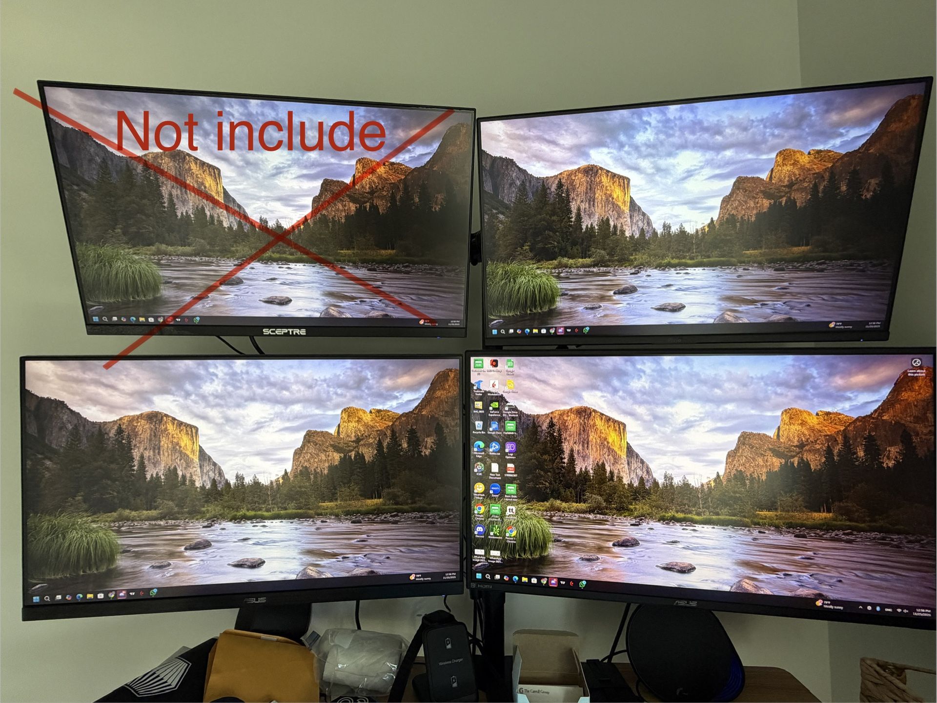 3 Monitors