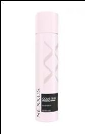 Nexxus Comb Thru Hairspray Flexible Hold & Frizz Control 10 oz | For styles that need movement - delivers brushable hold with softness, shine and friz