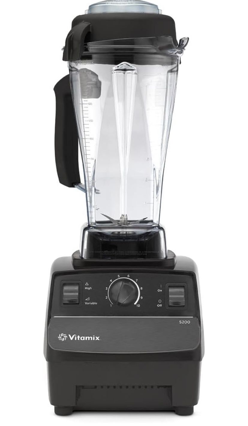 Vitamix 5200 Blender, ProfessionalGrade, Container, Black, Self