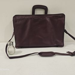 Leather briefcase