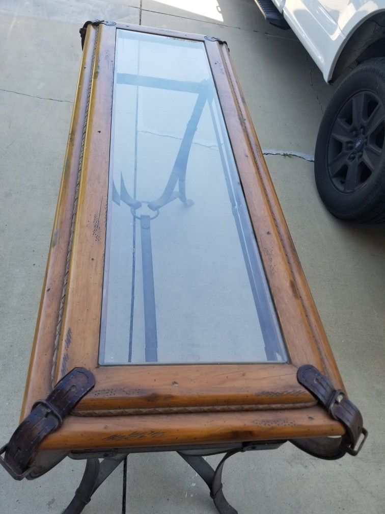 Entryway Table RALPH LAUREN  1970  Cowboy Style Table One Of A Kind 