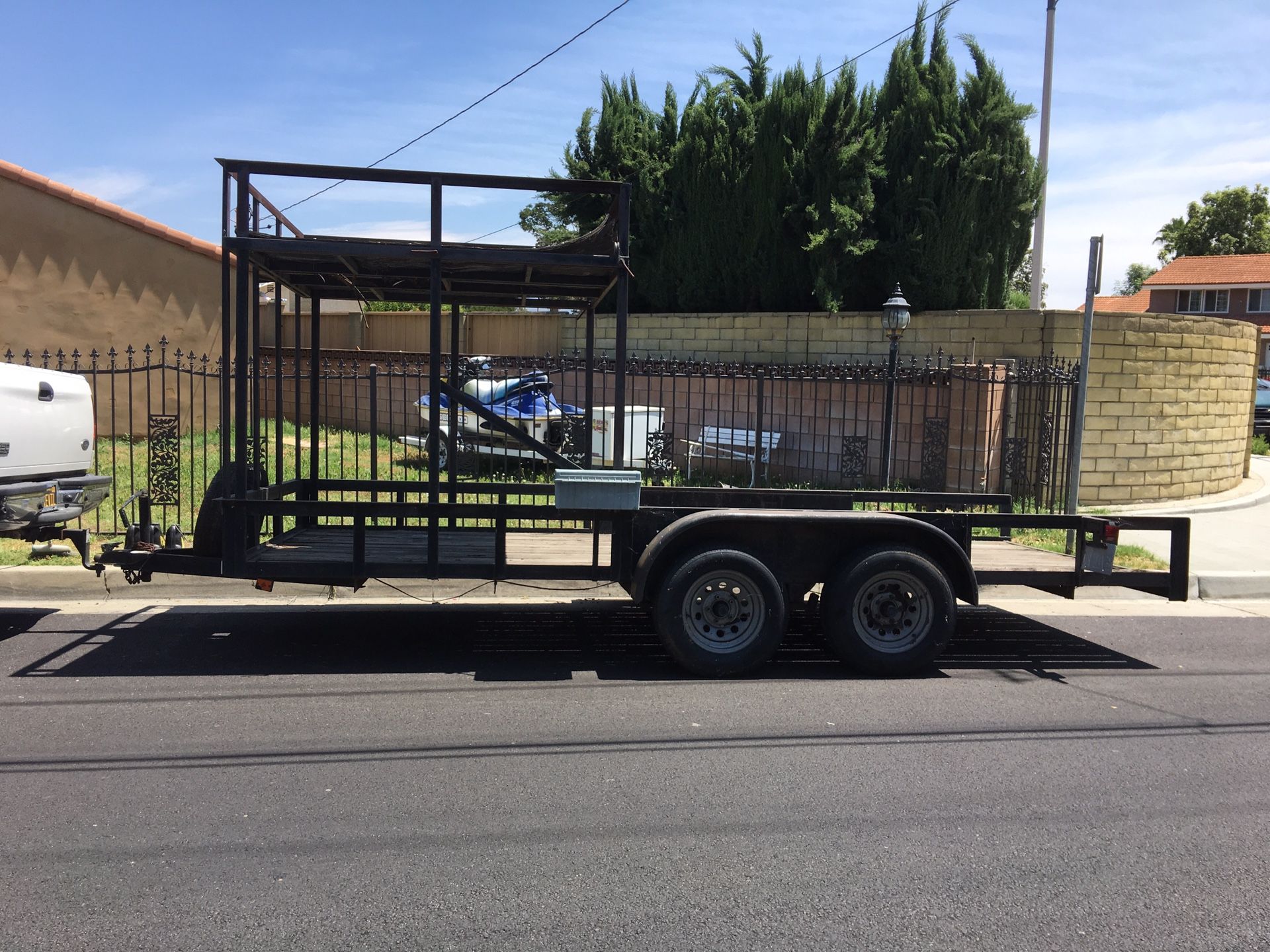 Carson 16 ft double deck utility trailer