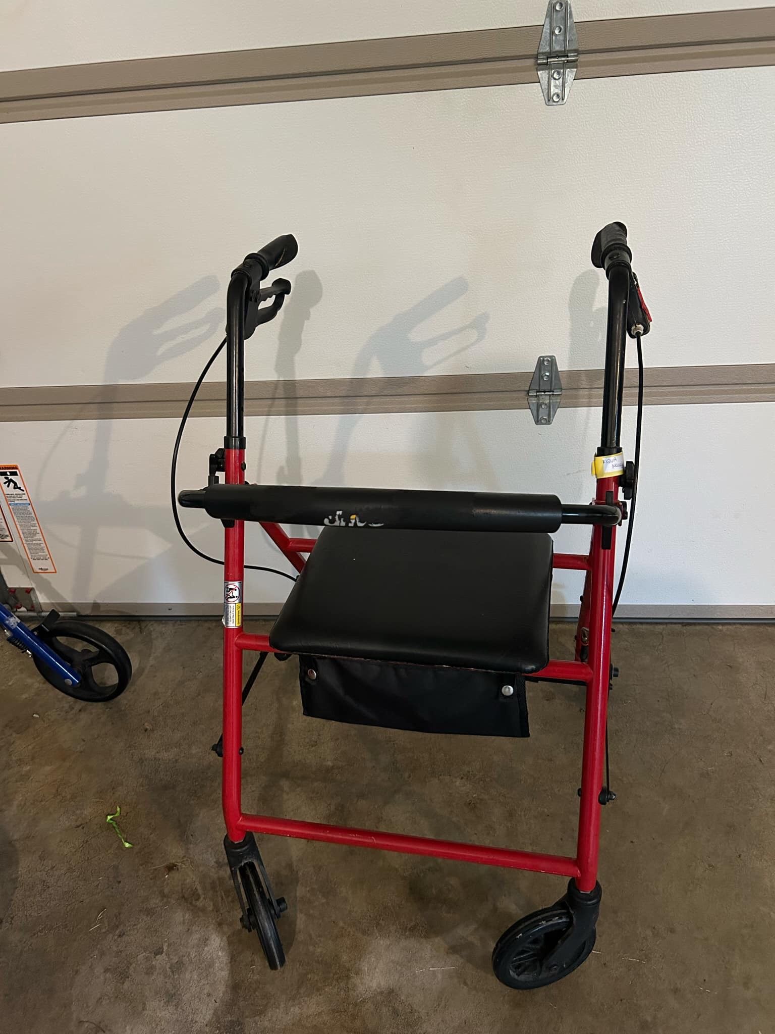 Walker With Seat And Storage