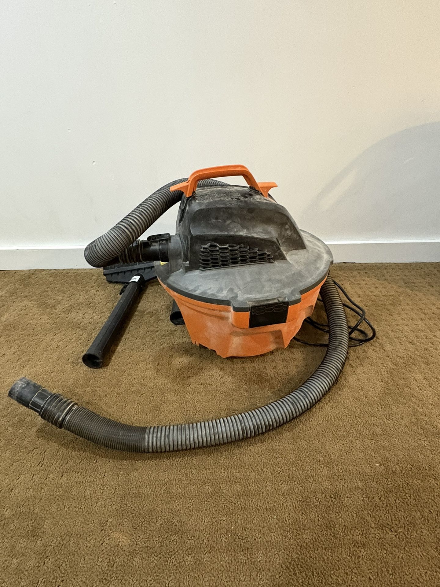 Orange Shop Vacuum