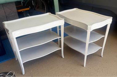 Solid wood endtables