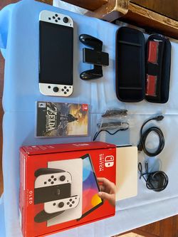 NINTENDO SWITCH OLED WHITE (EXCELLENT CONDITION LIKE NEW)