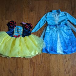 Elsa And Snow White Dress Up Clothes 