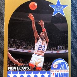 1990 NBA Basketball Card #5 Michael Jordan All Star 