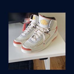 Brand New Authentic Size 12.5 Jordan 2 Maison Chateau Rouge Limited edition 