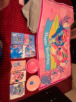 💕Stitch & Angel Themed Party Supplies 🥳