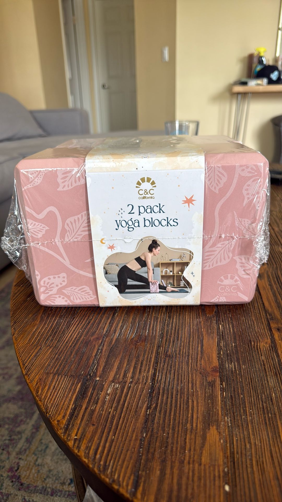 C&C California Yoga Blocks – 2-Pack, Pink – Brand New & Sealed