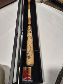 Rawlings Big Stick minor league Multi-Signed Baseball Bat