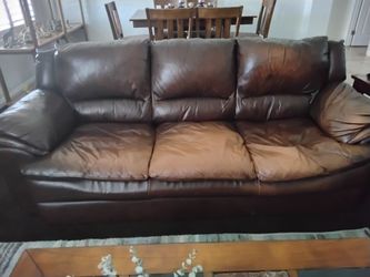 Brown  sofa/ couch.