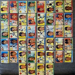 1955 Topps Baseball Cards Lot of 44 DIFFERENT