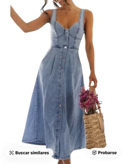 Drees vestido de mezclilla talla L