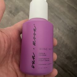 Sun + Moon Wine Not Repair Reverse, Restorative Night Cream Skin Care