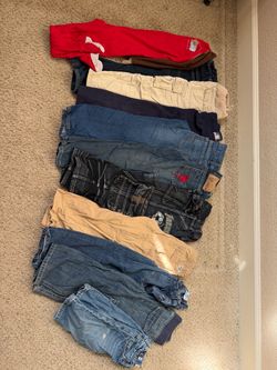11-Piece Boys' Clothing Lot - OshKosh, U.S. Polo Assn., Gap size-5/6 T
