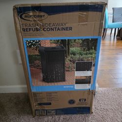 Suncast Wicker Hideaway Trash Container