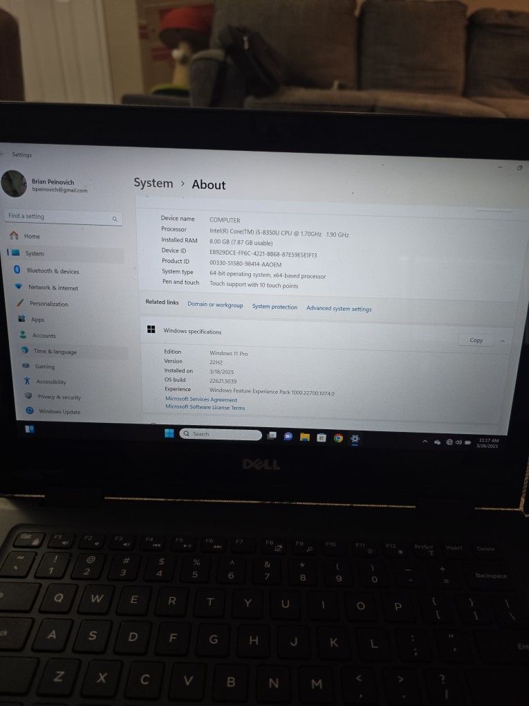 2 DELL LAPTOPS, 1 DELL CHARGING DOCKING STATION