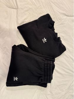 Adidas black Sweatshirt & Joggers Set