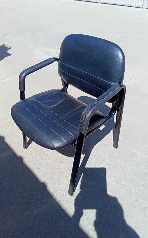 Black Leatherette Chair