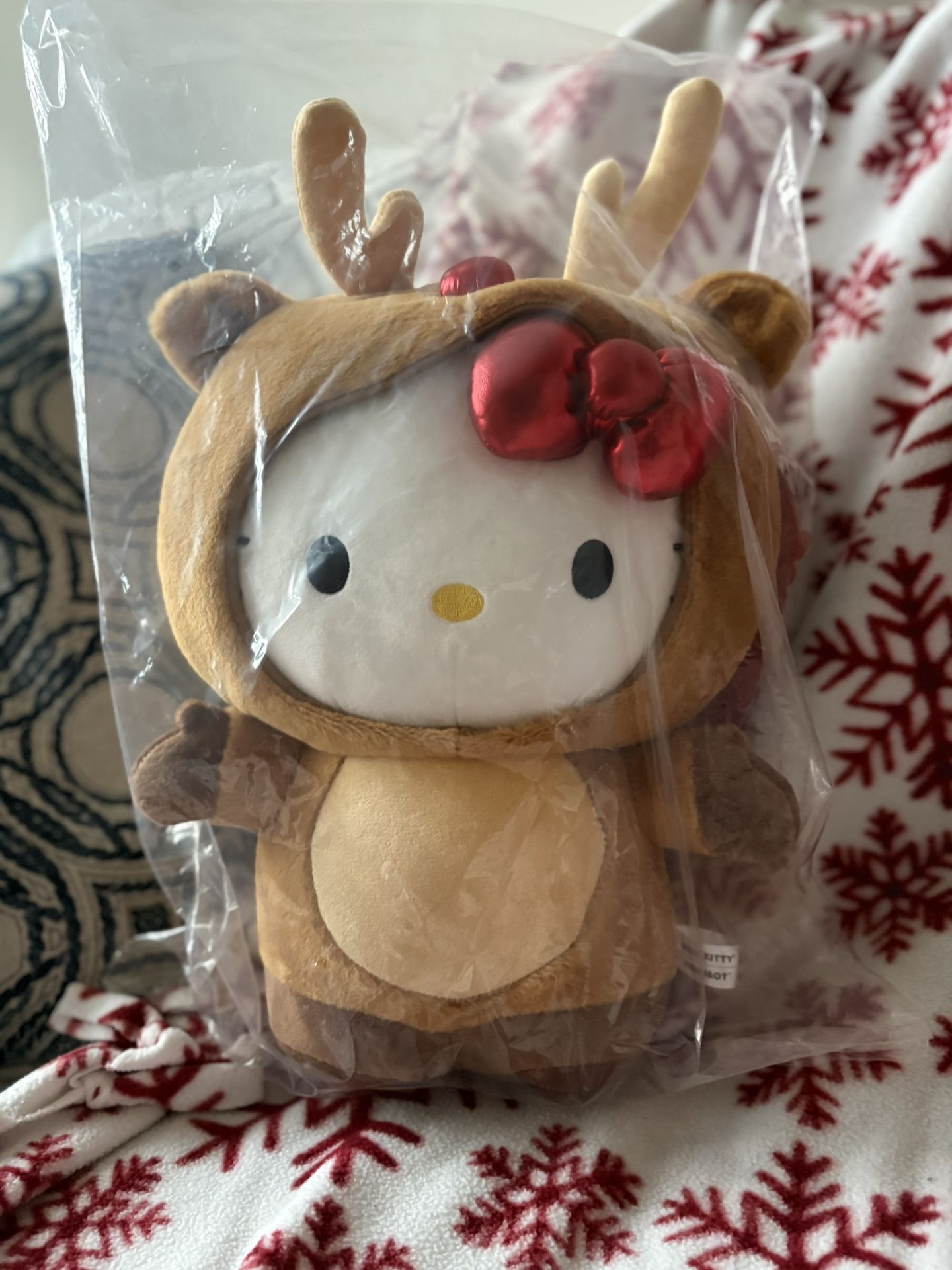 Hello Kitty Reindeer Plush Doll 13”- Kids’ Gifts, Christmas/Seasonal Gifts Brand New
