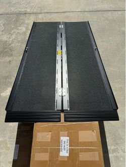 Long - 5 FT Ramp non slip, aluminum 60”by 29” wide /furniture movers, mobility chairs, restaurant equipment. All new condition.