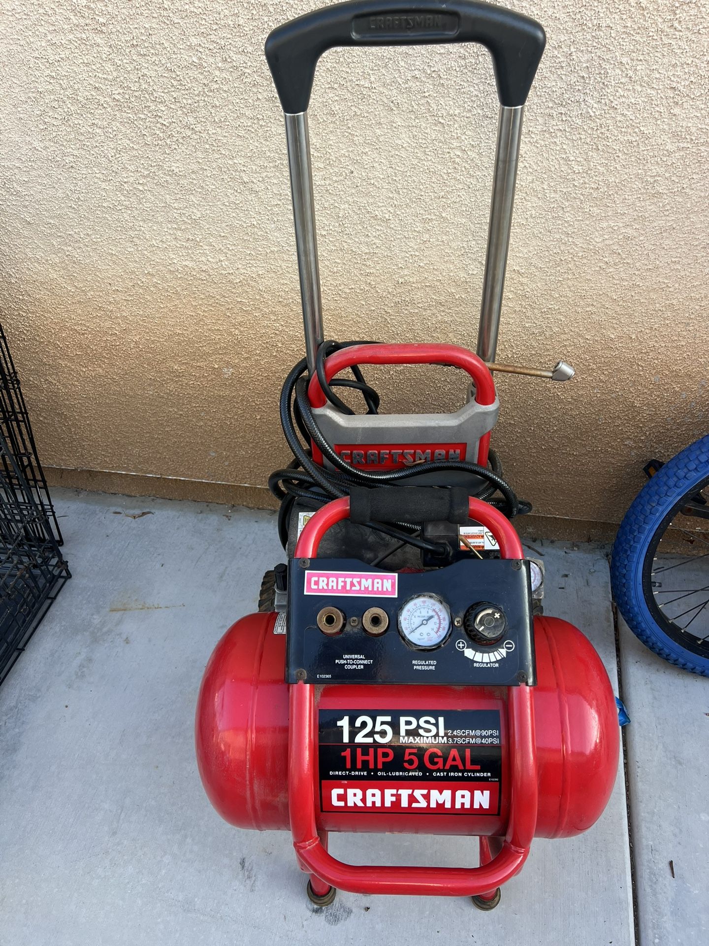 Compressor Craftsman 125psi 1Hp 5 Gal