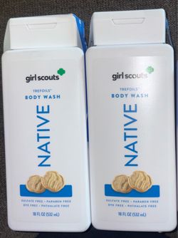Native Girl Scouts Trefoils Body Wash 2-Pack
