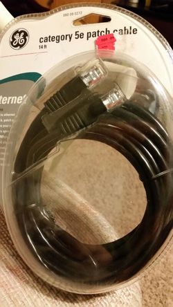 Category 5e patch cable