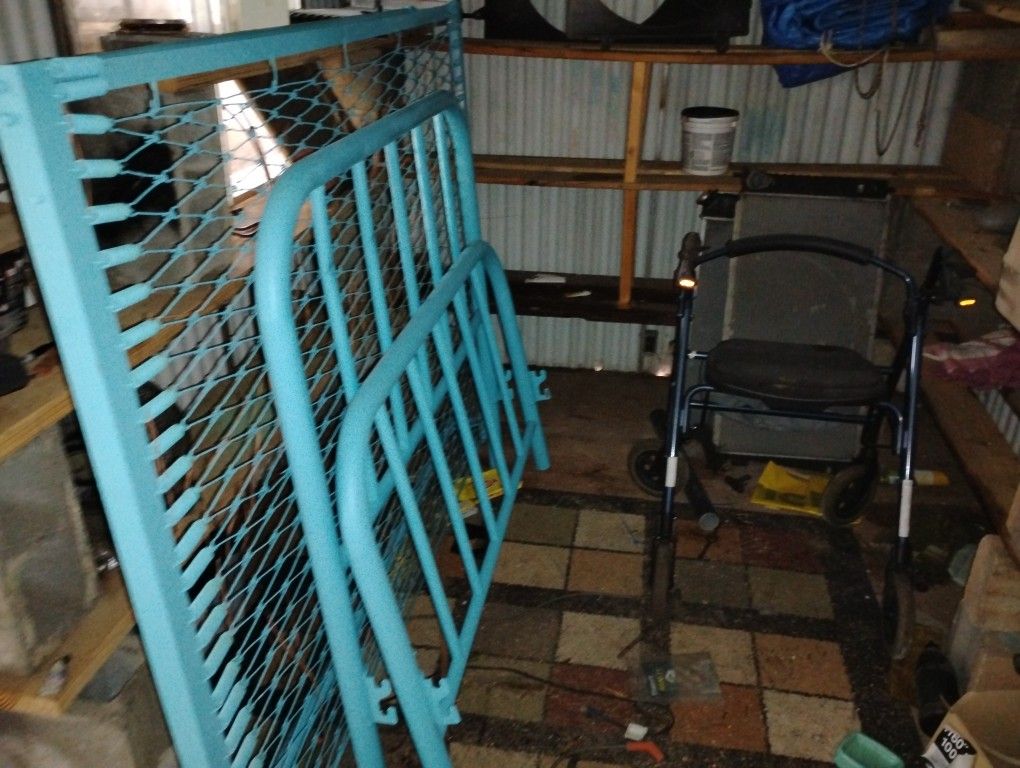 Vintage Metal Full Bed Frame