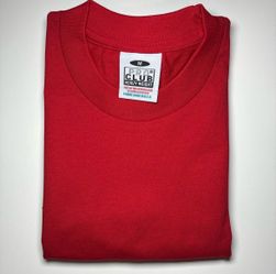 Medium Red Heavyweight Pro Club T-shirt