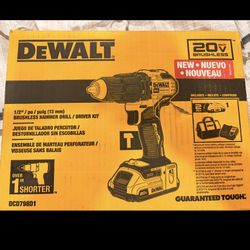 DeWalt 1/2” Brushless Hammer Drill Kit