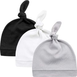 KiddyCare Newborn Baby Hospital Hat for Boy/Girl - Doctor Developed Baby Hats 6-12 Months, Baby Beanies for Infant Babies