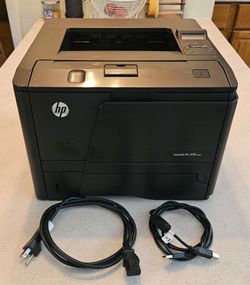 HP LaserJet Pro 400 M401n Network Laser Printer Black + White TESTED & WORKING Excellent Condition