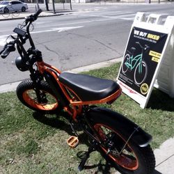Electric Bike Ready To Go Brand New.$50 Monthly Payments April Special Only.
