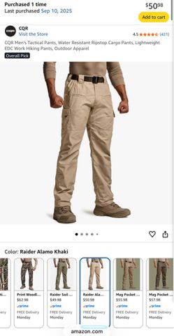 MENS TACTICAL PANTS