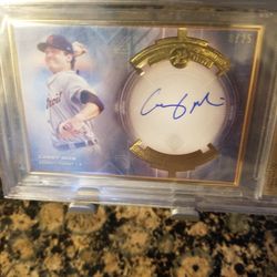 2020 Bowman Transcendent Autograph Auto Tigers Hot Rookie Casey Mize Grade 1 Of 1 Numbered To 25