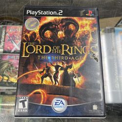 The Lord Of The Rings Third Age Ps2 $30 Gamehogs 11am-7pm
